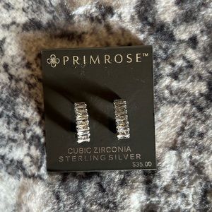 Women earrings cubic zirconia sterling silver